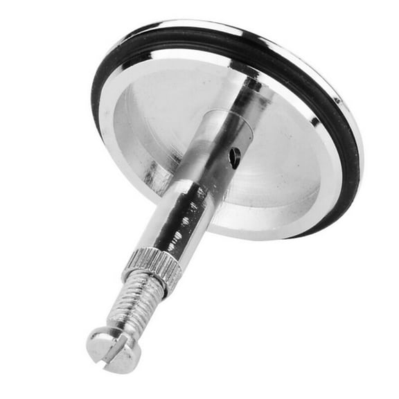 CHENGSI for Brass Bathtub Drain Stopper 43mm Chrome Finish Pop-Up Valve for Sink Tub Waste Overflow Prevention Lightweight for Durable Easy Turn On Off Plumbing Fixture