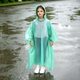 thumbnail image 5 of Mifsaly Kids Disposable Rain Poncho Boys Girls Oversized Waterproof Hooded Rain Coat Lightweight Hiking Outdoor Play Rain Jacket, 5 of 6