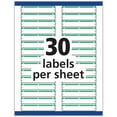 Avery TrueBlock File Folder Labels, Sure Feed Technology, Permanent