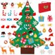 thumbnail image 1 of OurWarm Upgraded DIY Felt Toddler Christmas Tree 2020 New Year Gift Educational Toys Hanging Pendant Christmas Party Supplies, 1 of 4