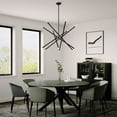 thumbnail image 2 of 47007-04 Livex Lighting Soho - 12 Light Large Chandelier-35.5 Inches Tall and 36 Inches Wide-Black Finish, 2 of 17