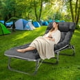 Lilypelle Sleeping Cots for Adults, 5Position Folding Chaise Lounge