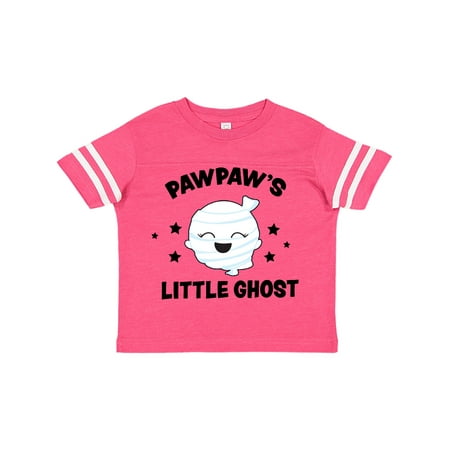 

Inktastic Cute Pawpaw s Little Ghost with Stars Gift Toddler Toddler Girl T-Shirt
