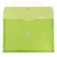 thumbnail image 4 of JAM Paper Plastic Envelopes, 9.75x13, Lime Green, Button String, Letter Booklet, 1008/Carton, 4 of 4