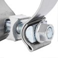 thumbnail image 1 of Motorcycle Exhaust Tip 304 Stainless Steel Carbon Fiber Cover Universal for 38‑51mm DiameterSilver, 1 of 4