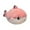 Pink 25cm, variant on kusrkot Cute Shark Hug Pillow Doll Decorative Pillows for Sleeping, Watching TV Blue 25cm