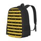 thumbnail image 1 of Fotbe Striped With Bees Mochila para Hombre y Mujer - Tela Oxford 600D Resistente - Mochila Impermeable de Gran Capacidad para Escuela, Viajes y Senderismo, 1 of 6