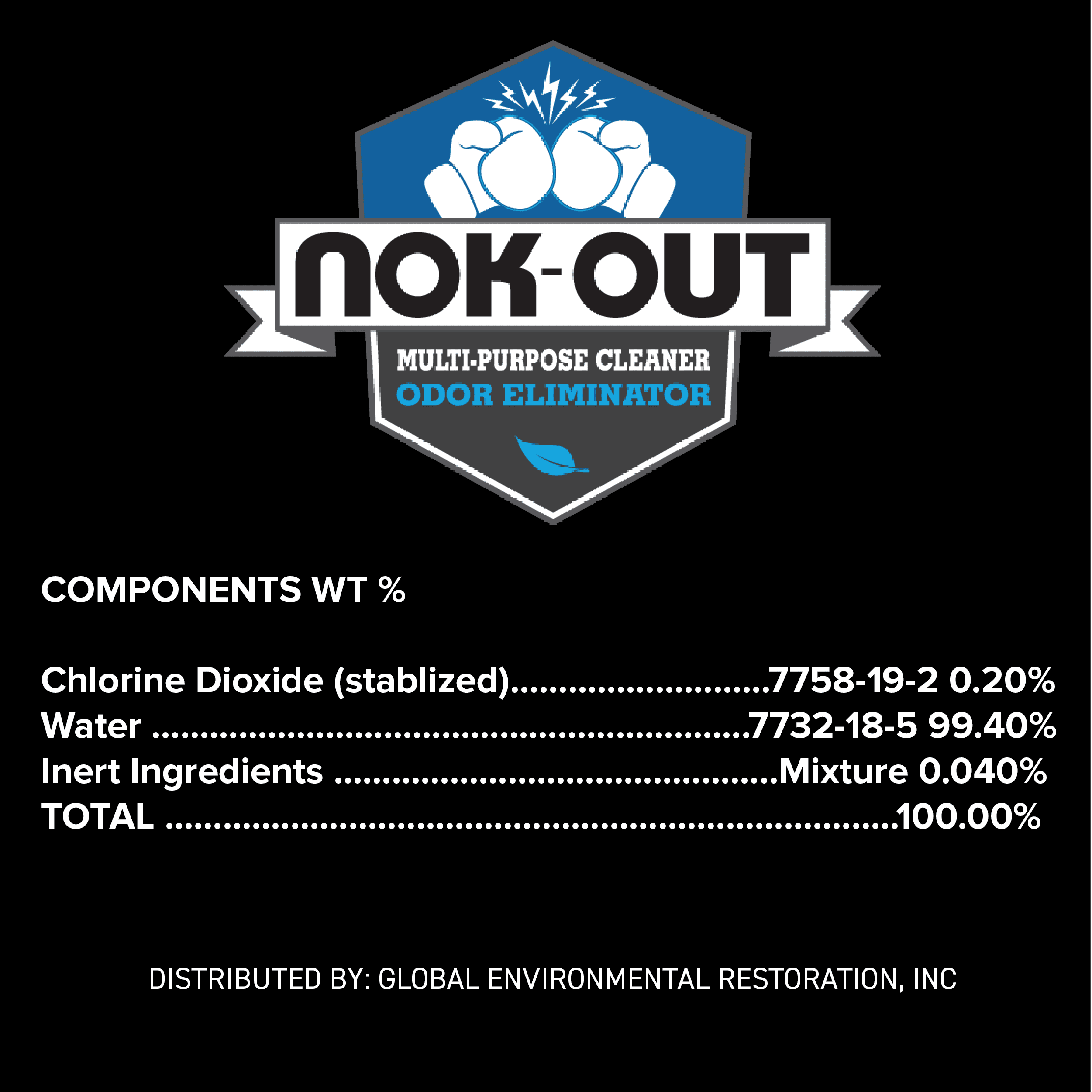 Nok-Out Odor Remover and Disinfectant, Pet Deodorizer and Cleaning Spray, 16 Fluid Ounce Spray, 6-Pack