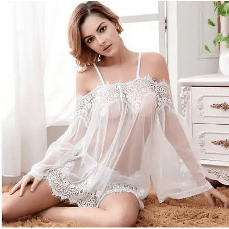 

Sexy Lace Babydoll Plus Size Lingerie for Women