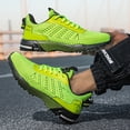 thumbnail image 2 of Men'S Lightweight Breathable Low-Top, Fabric Upper and Insole, MD Sole Casual Sports Running Shoes | All-Season,, 2 of 9