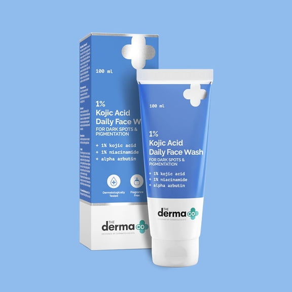 The Derma Co. 1% Kojic Acid Brightening Daily Face Wash, 100ml