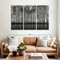thumbnail image 2 of Elephant Stock Pointillism Nature Wall Art - Living Room Wall Decor - Floral And Botanical Multi Panel - Black And Gray Decor By Roswitha Schleicher-schwarz - 65" x 42", 2 of 4