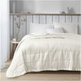 thumbnail image 3 of JERFIT Oversized King Blanket Ivory, All-Season Down Alternative Comforter with Satin Edge, Hypoallergenic & OEKO-TEX Certified, 3 of 8