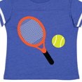 thumbnail image 3 of Inktastic Tennis Racket and Ball Gift Toddler Boy or Toddler Girl T-Shirt, 3 of 4