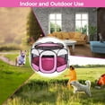 thumbnail image 3 of Portable Pet Playpen, Foldable Pop-up Dog Kennel Tent for Cat Puppy, 3 of 7
