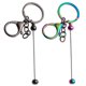 thumbnail image 1 of 2 llaveros para mujer y hombre, bolso de mano, llavero de metal de color, llavero novedoso, 1 of 5