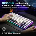 thumbnail image 4 of Teclado YUNZII RT80 para juegos RGB Hot Swap de 82 teclas inalámbrico, 4 of 9