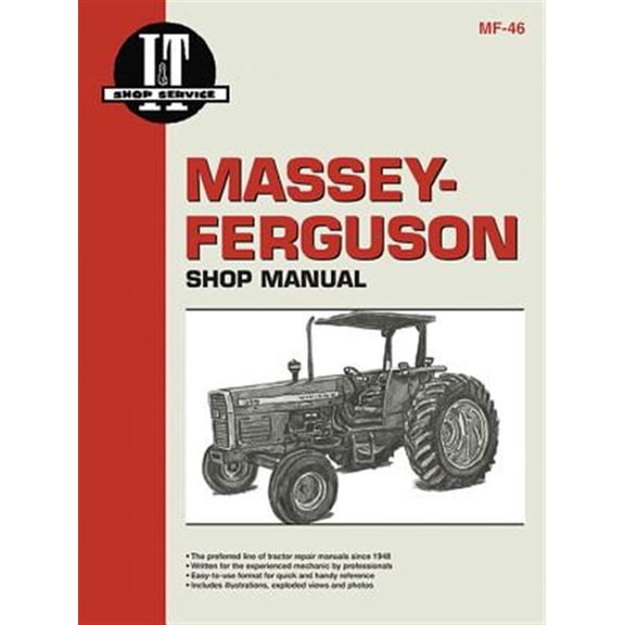 Pre-Owned Massey-Ferguson MF340-MF399 Diesel Tractor Service Repair Manual ^