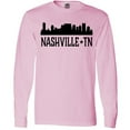 thumbnail image 3 of Inktastic Nashville Tennessee City Skyline Long Sleeve T-Shirt, 3 of 5