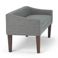 thumbnail image 3 of Simpli Home Parris 50 inch Wide Contemporary Upholstered Bench in Pebble Grey, 3 of 5