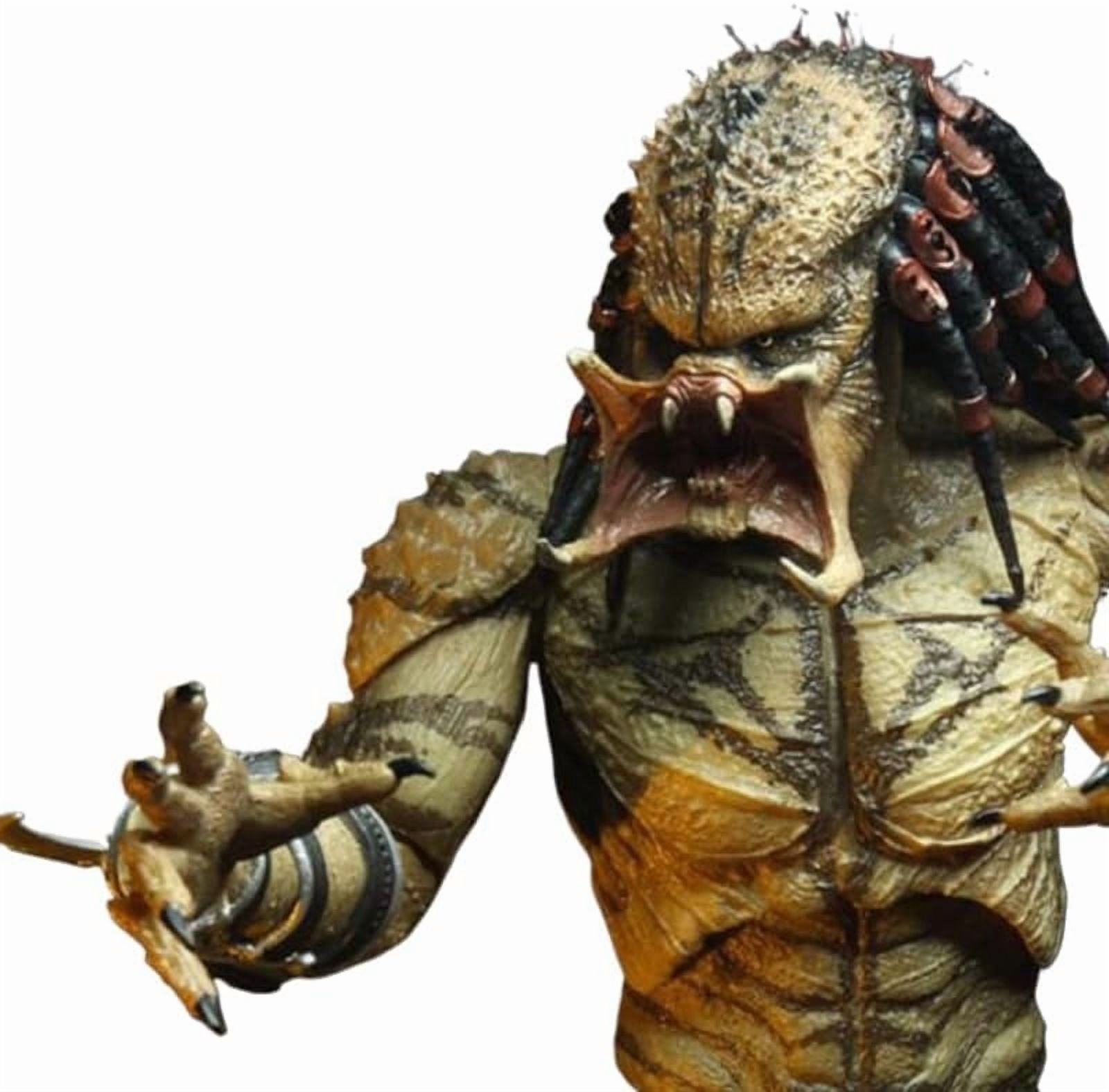 Predator Hitman Figure Moable Replacement Face Hitman Anime Figures 30cm/11.8inch Character PVC Collection Statue Model Ornament Gifts