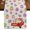 Thistle Linen, variant on Table Runners 36 Inches Long Dress Scarves, Easter Eggs Farmhouse Kitchen Table Runner, Short Coffee Tablerunners, Spring Watercolor Bunny Daisy Truck on Linen 13x36 Inch