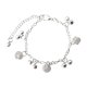 thumbnail image 1 of Aleación de galvanoplastia gruesa pulsera de plata mejores regalos para las fiestas, 1 of 6