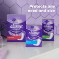 thumbnail image 6 of Always Anti-Bunch Xtra Protection Daily Liners Extra Long, 72 Count, 6 of 11