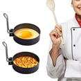 thumbnail image 4 of Egg Pan Ring,2pcs Stainless Steel Round Egg Mold Egg Frying Mold Best in its Class, 4 of 6