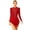 Burgundy, variant on Aiihoo Women Figure Ice Skating Dress Sheer Mesh Ballet Gymnastics Leotard Dance Dress Black XL