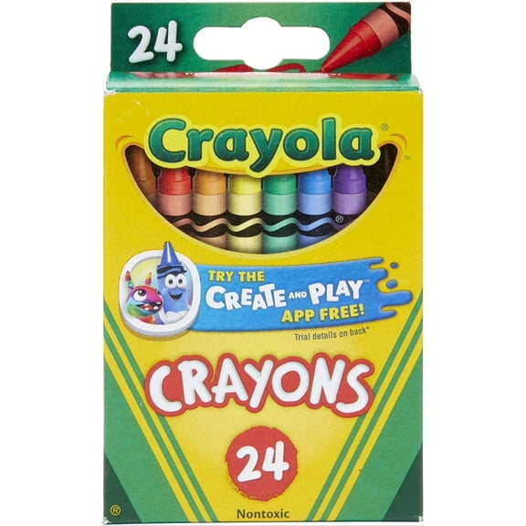 Crayola Crayons 24 Colors Pack of 4