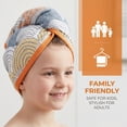 thumbnail image 6 of REGALWOVEN Boho Cotton Hand Towel, Cute Pattern Soft Absorbent Bathroom Towel, Decorative Towel for Home, Spa, Hotel 29" x 13" Blue Orange 1pk, 6 of 7