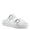 SILVER, variant on Azura Slidemein Women’s Lucite Sandal with Crystal Buckles & Plush Comfort