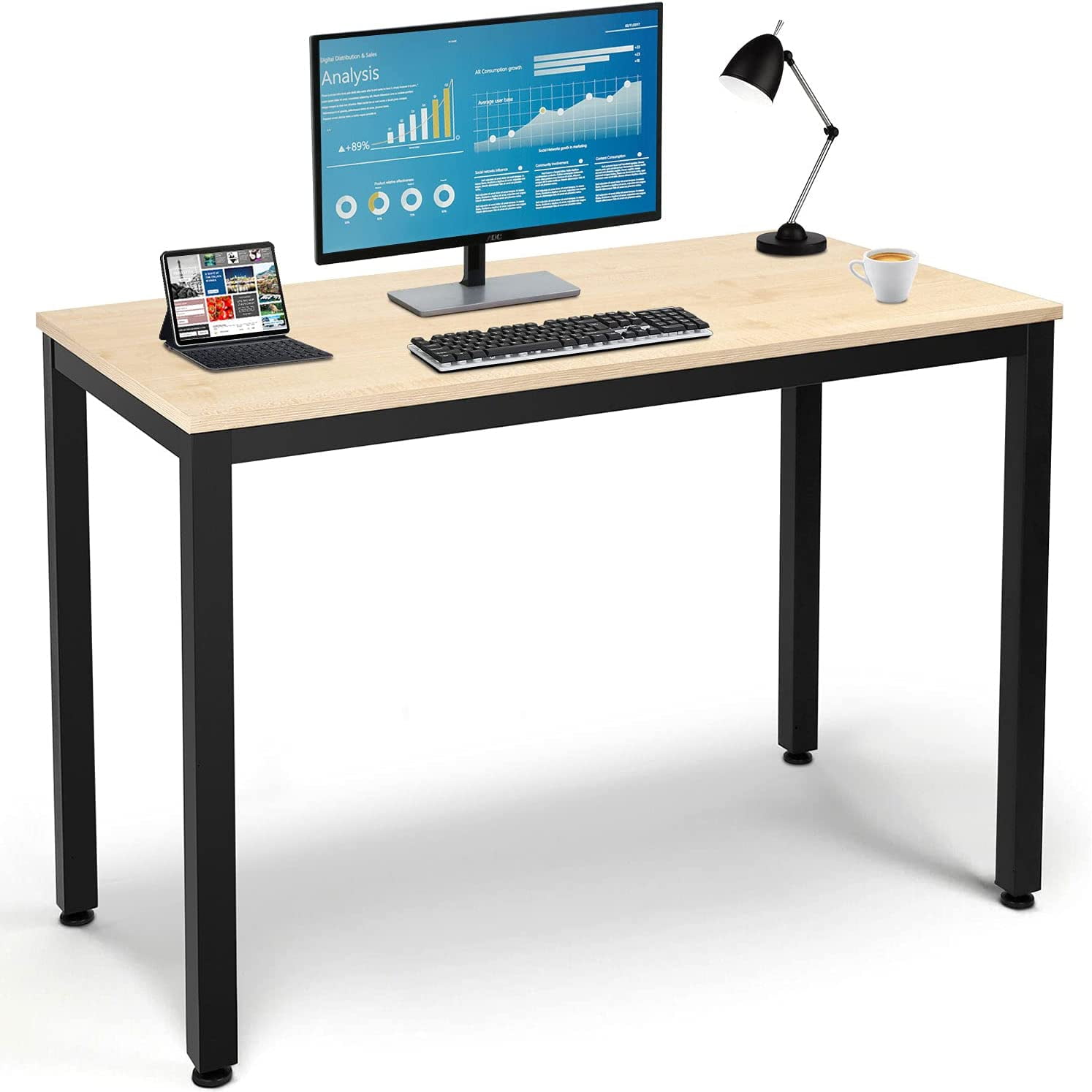 Home Office Desk Computer PC Writing Table WorkStation Sturdy and Easy Assembly 