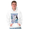 thumbnail image 3 of The Smurfs Cool Kanji Trust No One Hoodie Hooded Sweatshirt Men Brisco Brands M, 3 of 6