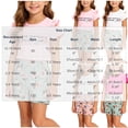 thumbnail image 3 of Mifsaly Toddler Girls 2 Piece Summer Outfits Cold Shoulder Short Sleeve Graphic T-Shirts with Appliques and Floral Shorts, 3 of 8