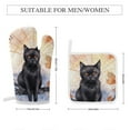 thumbnail image 2 of Pumpkin Lantern Black Cat Oven And Pot Holders Sets, Heat Resistant Pads Kitchen Decor for Cooking Baking BBQ Grilling, Christmas Kitchen Gifts, 2 of 6