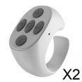 thumbnail image 1 of 2 Mandos A Distancia Inalámbricos Para Teléfono Con Bluetooth, Mini, Recargables, Para Tomar Fotos, Color Blanco, 1 of 8