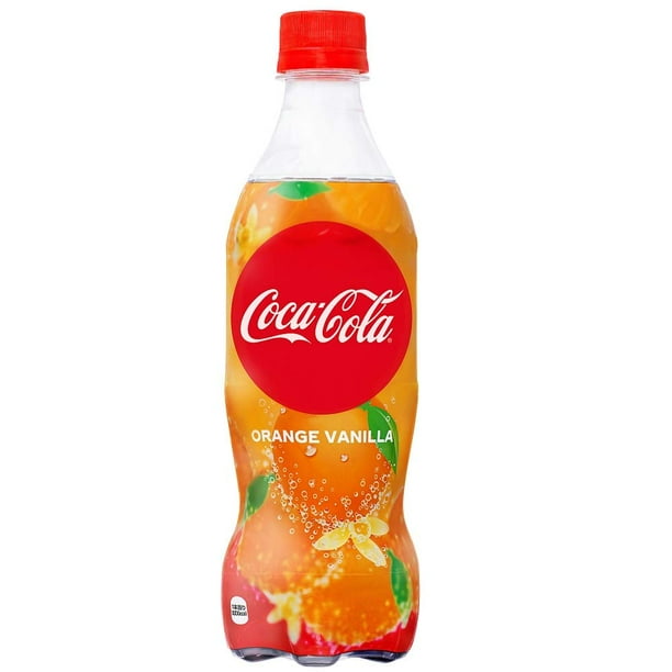 Coca Cola Japan Limited Edition Japanese Coke Orange Vanilla 500ml X3 Bottles 可口可乐日本年限定橙子香草味500毫升 3瓶 Walmart Com