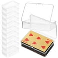 thumbnail image 1 of 12pcs Card Deck Boxes Clear Storage Boxes Game Card Holders Business Card Boxes Small Organizer Cases, 1 of 5