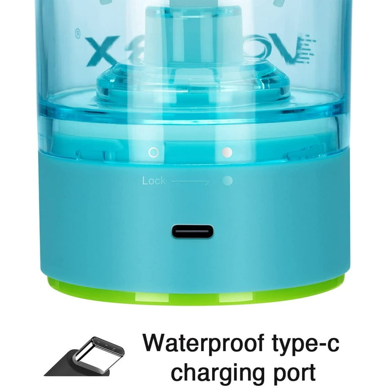 VOLTRX VortexBoost Electric Protein Shaker-Colored Base(Aurora green) -  Voltrx®
