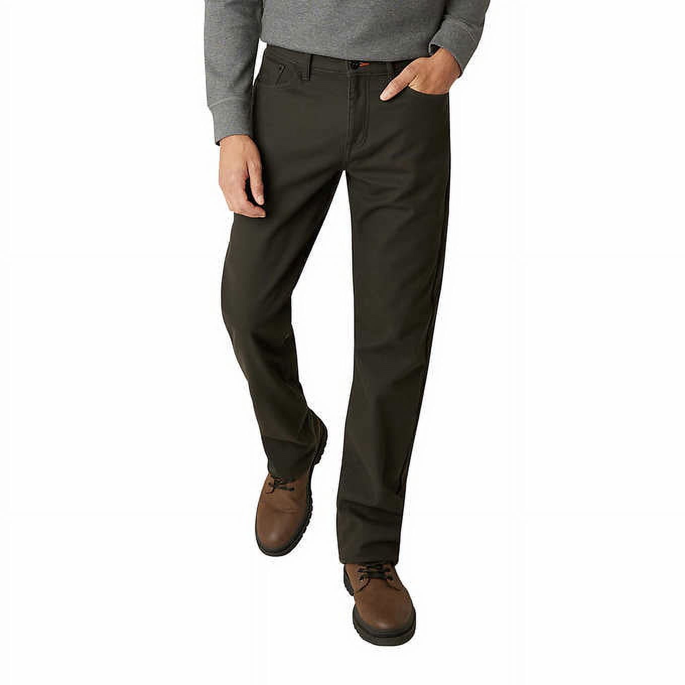 Weatherproof Vintage Men's Fleece Stretch Canvas Regular Fit Pants, Gray  40x30 - Walmart.com