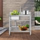 thumbnail image 3 of 30in stainless steel freestanding single bowl utility sink con cold y hot water pipes para laundry room kitchen y bathroom-estilo rural style, 3 of 7