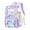 Purple, variant on SPEKSEE Clear Backpack with Multiple Pockets for School, Travel, and Work – Stylish and Durable Organizer with Front Zipper Compartments, Mesh Side Pockets, and Trendy Keychain Charm