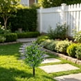 thumbnail image 1 of Árbol Artificial Realista de 50 Cm (20 Pulgadas) para Colocar En El Suelo, Ideal para Decoración de Jardines Exteriores. Estaca de Plástico Realista para Céspedes, Caminos y Paisajismo, Perfecta para, 1 of 6
