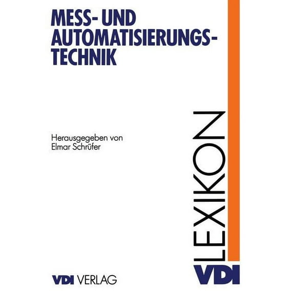 VDI-Buch Lexikon MeÃ- Und Automatisierungstechnik, (Paperback)