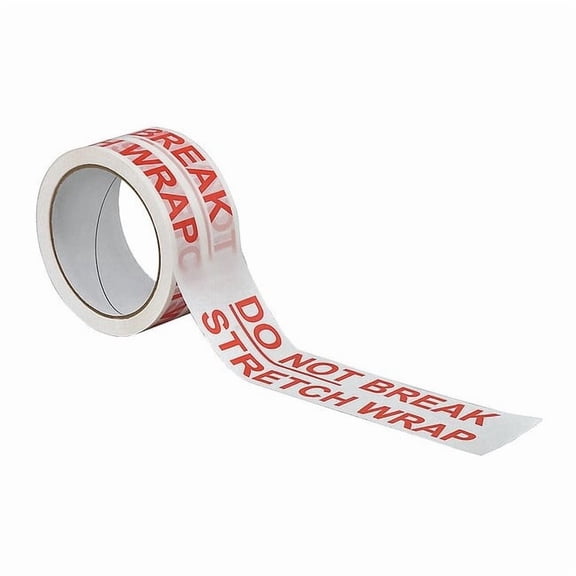 Tapecase Carton Sealing Tape,Red/White,2In x 55Yd 15C752