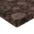 thumbnail image 4 of Ambesonne Chrysanthemum Fitted Sheet, Asian Leaf Branch Art, Queen Size, Reseda Green Pale Pink, 4 of 5