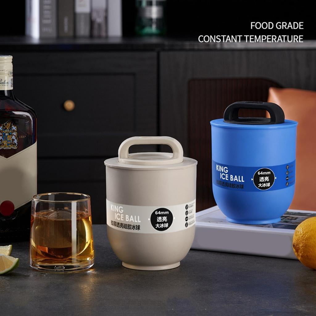 Easy Demold Silicone Sphere Practical Silicone Ice Sphere Round Ice Maker For Stable Chilling In Drink