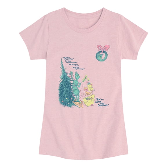 The Grinch - Scene - Youth Girls Fitted Short Sleeve T-Shirt